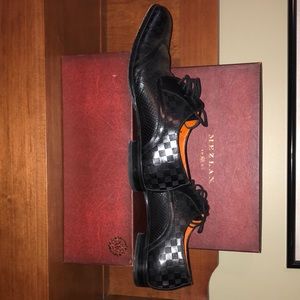 Mens black wingtips